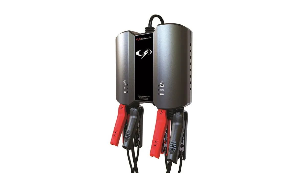 Schumacher dual-bank battery maintainer