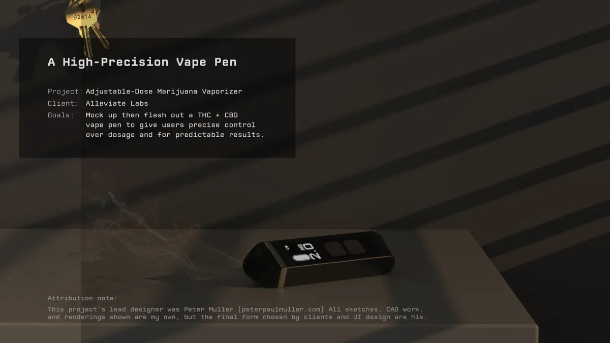 Alleviate vape pen